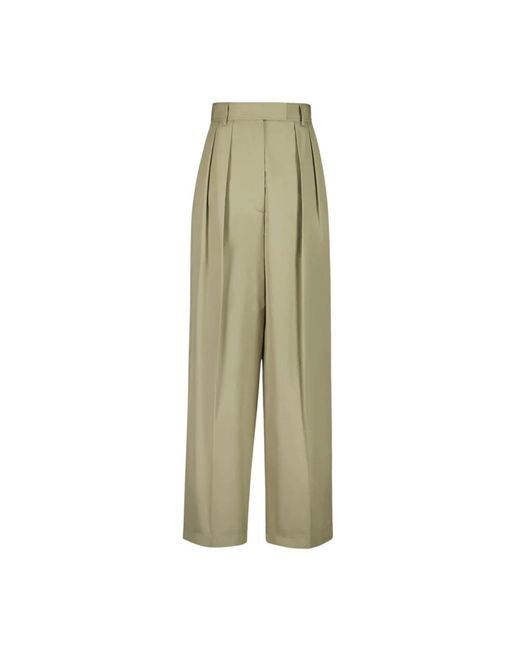 LaDoubleJ Green Wide Trousers