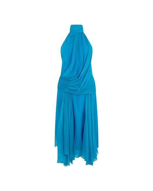 Alberta Ferretti Blue Midi Dresses