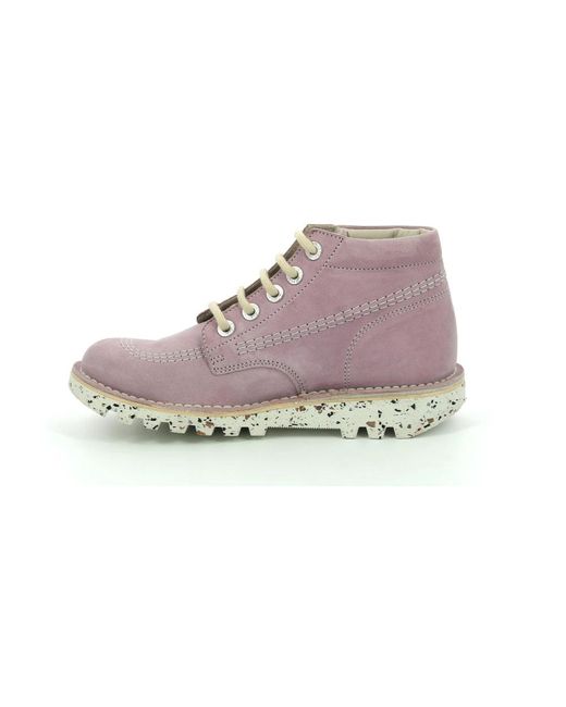 Shoes > boots > lace-up boots Kickers en coloris Gray