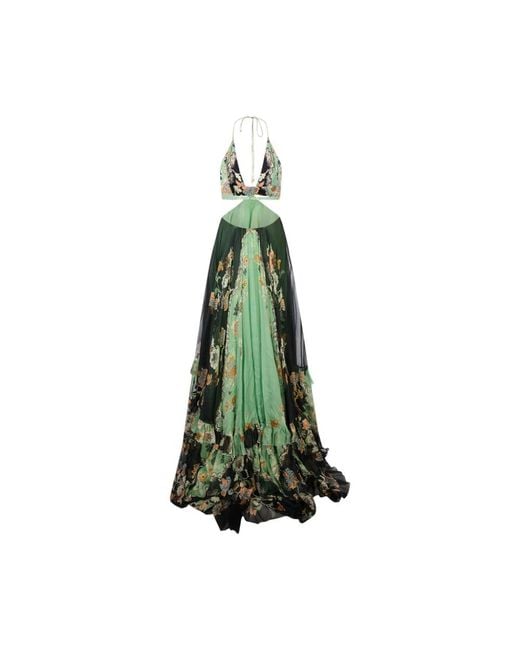 Roberto Cavalli Green Gowns
