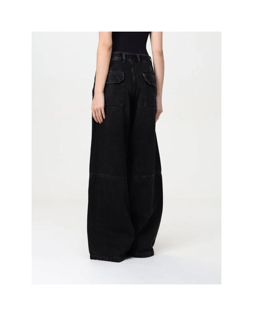 DIESEL Black Wide Jeans