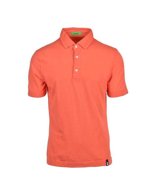 Drumohr Red Polo Shirts for men