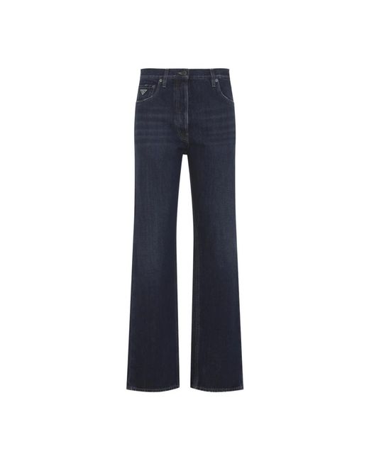 Straight Jeans Prada de color Blue