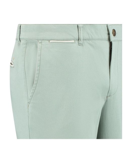 Com4 Broeken ,Groen ,Katoen Modern Chino in het Green voor heren