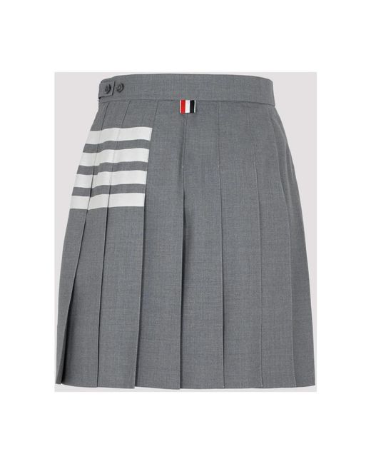 Thom Browne Gray Short Skirts