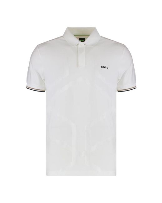 Boss White Polo Shirts for men