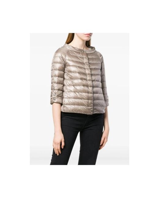 Herno Gray Down Jackets