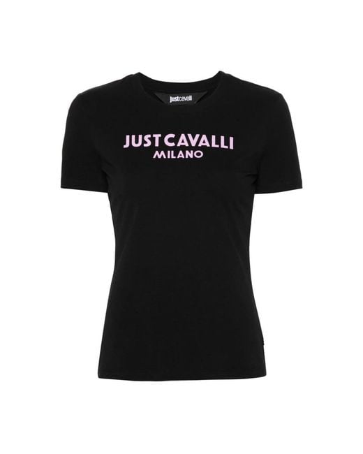 Just Cavalli Black T-Shirts