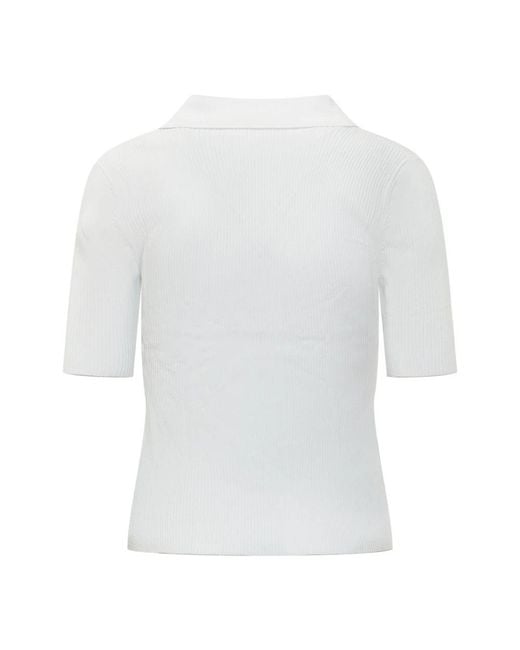Michael Kors Blue Polo Shirts
