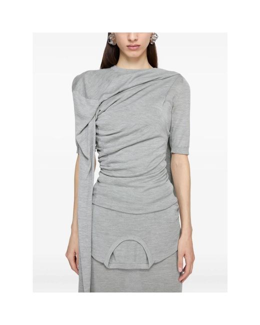 Acne Long Sleeve Tops in het Gray