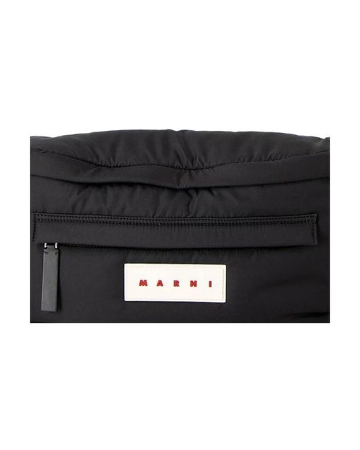 Marni Black Bum Bags for men