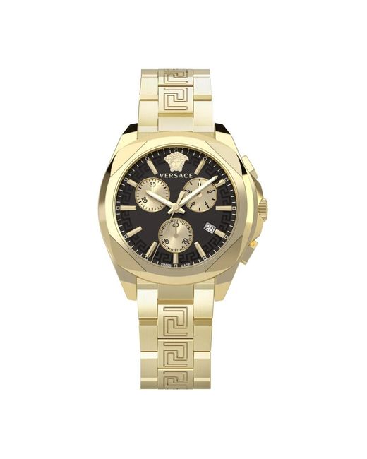 Chrono lady oro acciaio inox orologio di Versace in Metallic