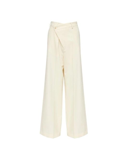 Wide Trousers MM6 by Maison Martin Margiela en coloris Natural