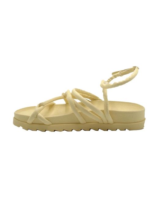 Chiara Ferragni Metallic Flat Sandals
