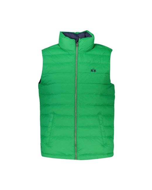La Martina Green Waistcoats for men