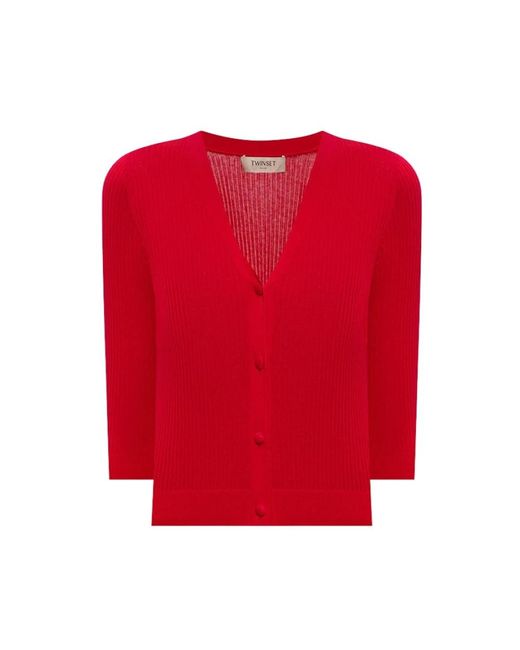 Twinset Red Cardigans