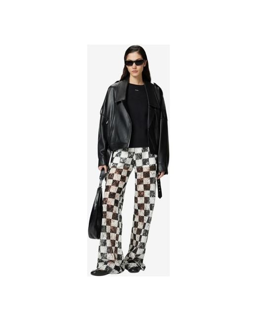 Pinko White Wide Trousers