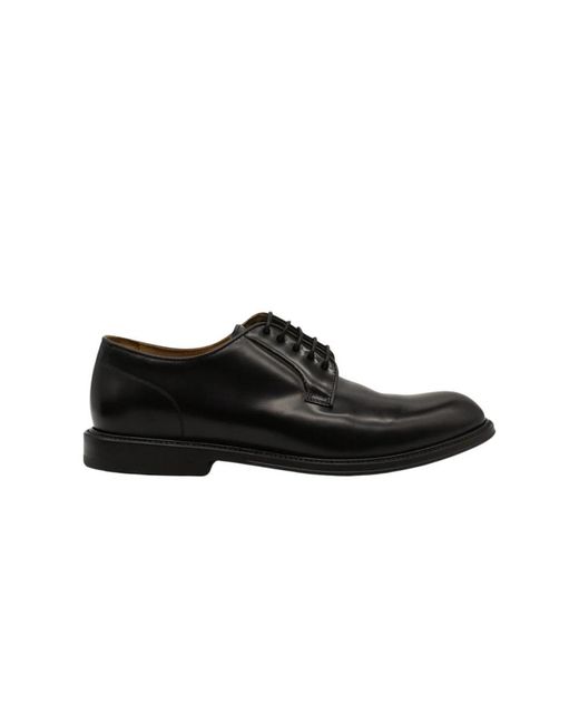 Green George Derby Stringata in het Black voor heren