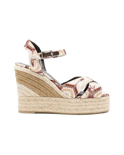 Missoni Metallic Wedges