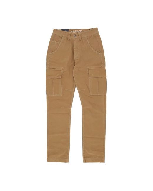 Alpha Industries Natural Straight Trousers for men