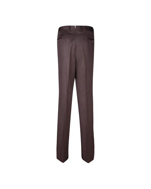 Dell'Oglio Gray Slim-Fit Trousers for men