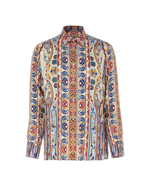 Etro Multicolor Casual Shirts for men