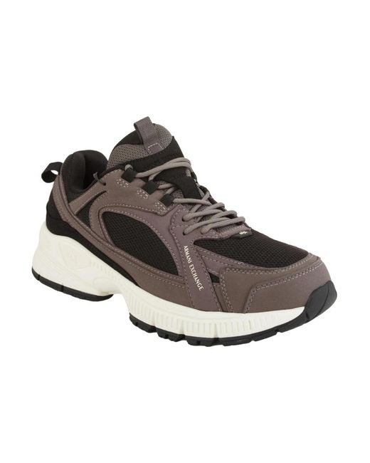 ARMANI EXCHANGE Brown Sneakers for men