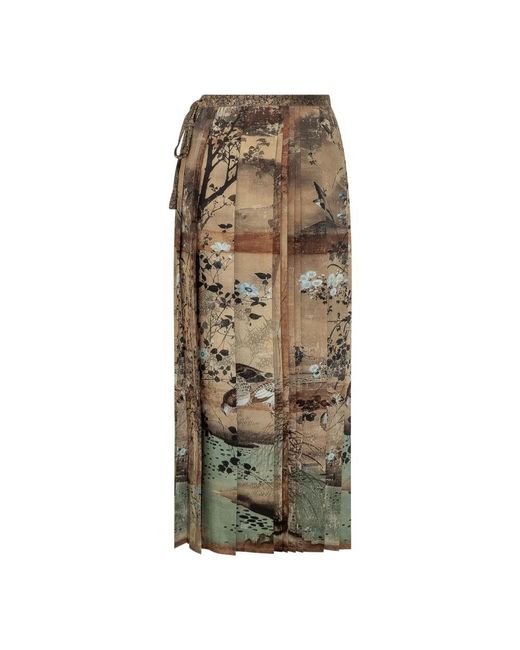 Pierre Louis Mascia Natural Midi Skirts