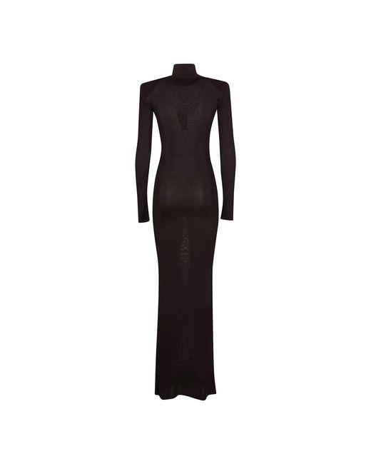 Maxi Dresses Self-Portrait de color Black