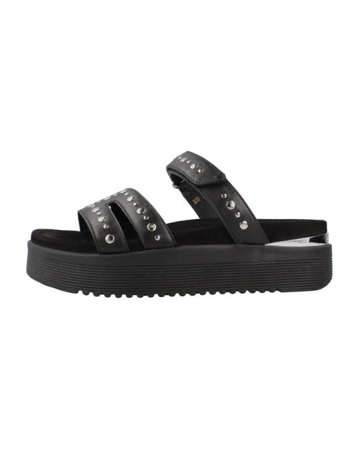 Flat Sandals Stonefly en coloris Black
