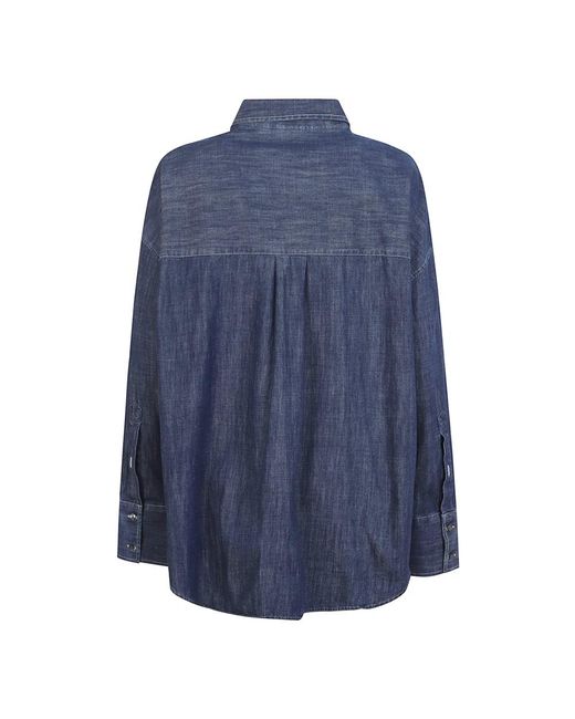 Fay Blue Denim Shirts