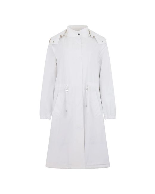 Moorer White Trench Coats