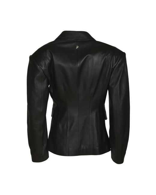 Leather Jackets Dondup en coloris Black