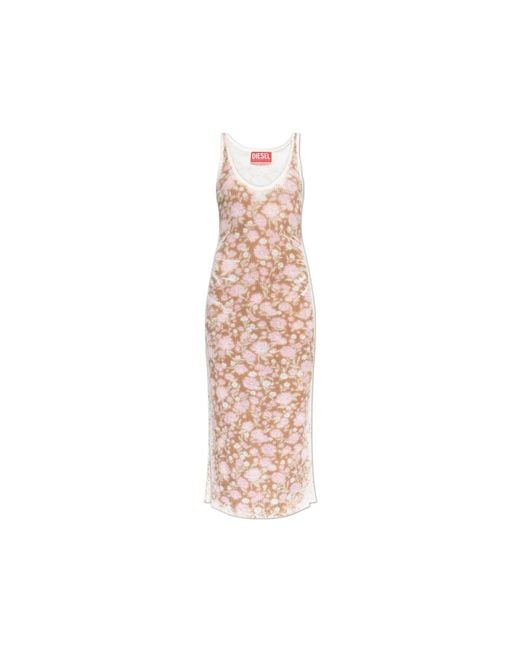 DIESEL Pink Midi Dresses