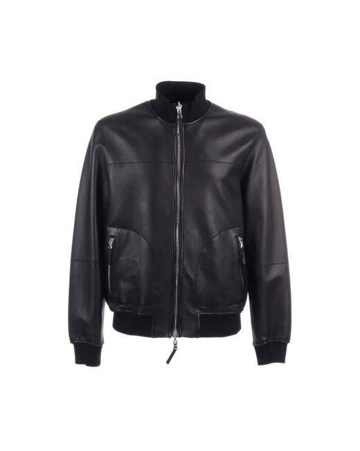 The Jack Leathers Black Leather Jackets for men