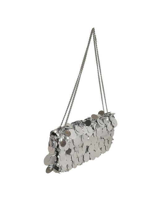 Rabanne Gray Shoulder Bags