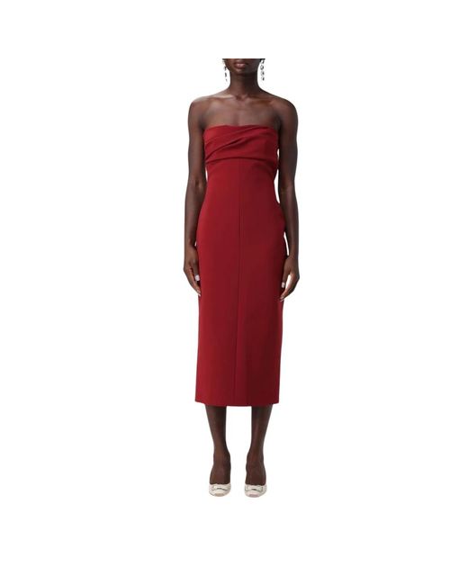 Midi Dresses Philosophy Di Lorenzo Serafini de color Red