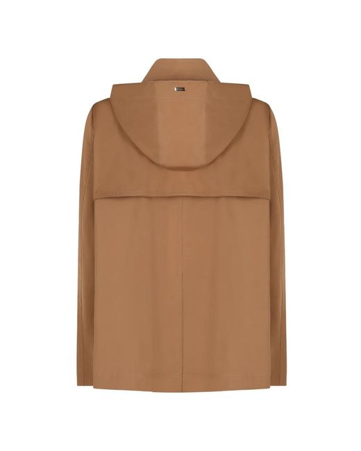 Herno Brown Double-Breasted Coats