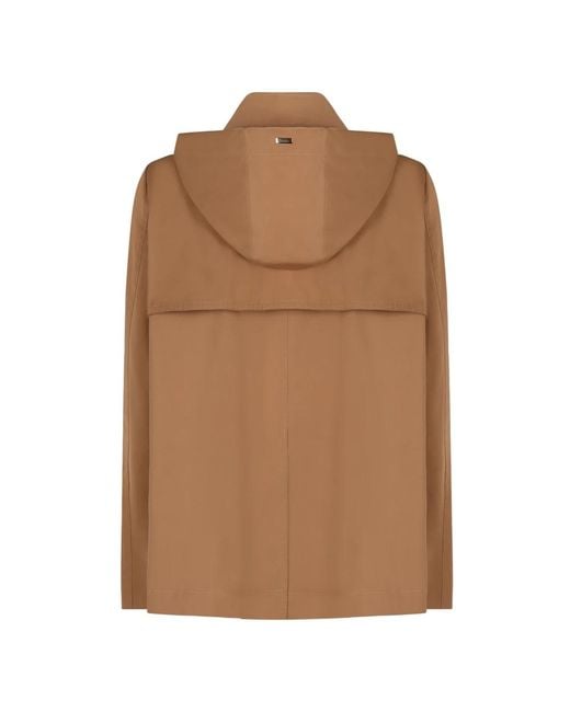 Herno Brown Double-Breasted Coats