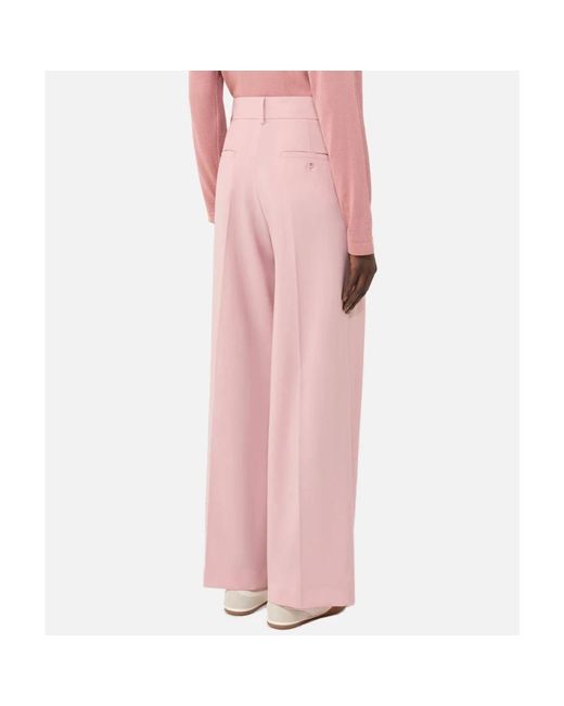 Weekend by Maxmara Pink Wide Trousers