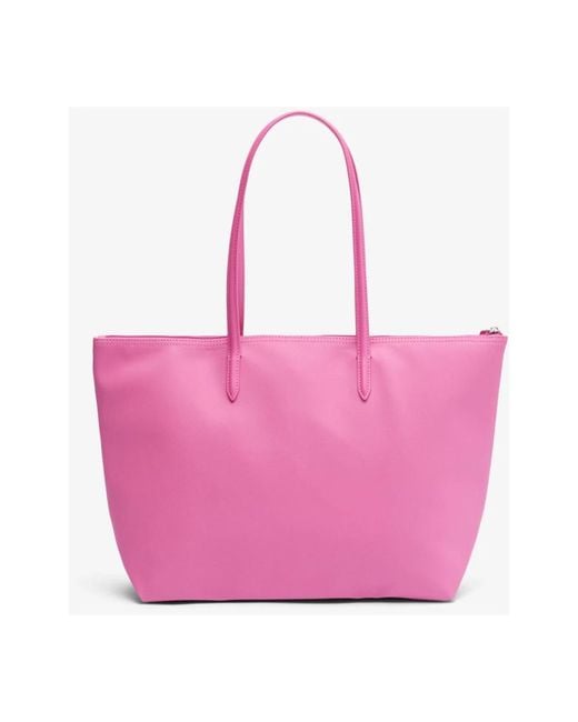 Tote Bags Lacoste en coloris Pink