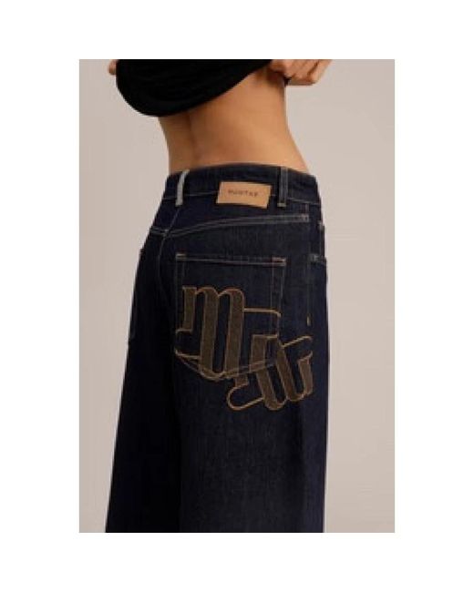 Jeans > cropped jeans Munthe en coloris Blue