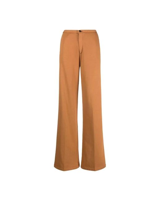 Forte_forte Brown Wide Trousers