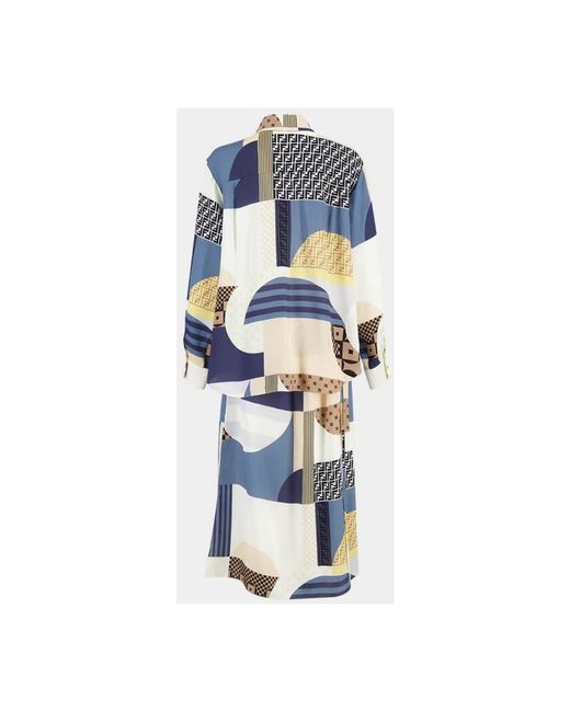 Fendi Blue Midi Dresses