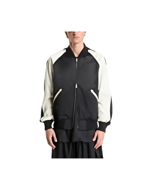 Y-3 Black Bomber Jackets for men
