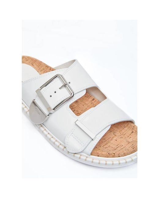 Chloé Metallic Leder sandalen mit schnallenverschluss