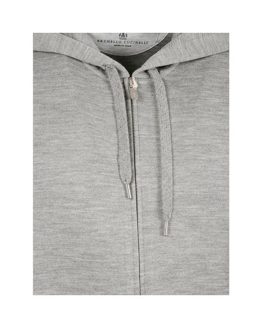 Zip-Throughs Brunello Cucinelli de hombre de color Gray