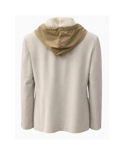 Bob Hooded Blazer in het Gray voor heren