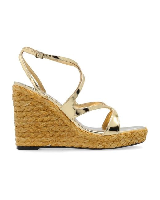Jimmy Choo Metallic Wedges