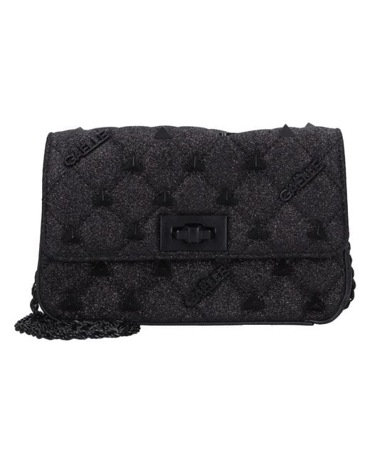 Gaelle Paris Black Cross Body Bags